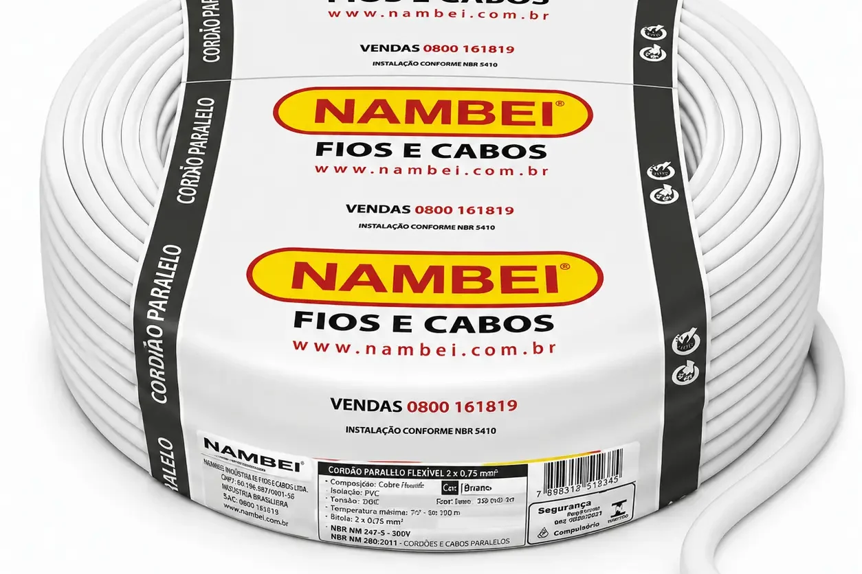 Melhores marcas de cabo flexível  e fio - Nambei