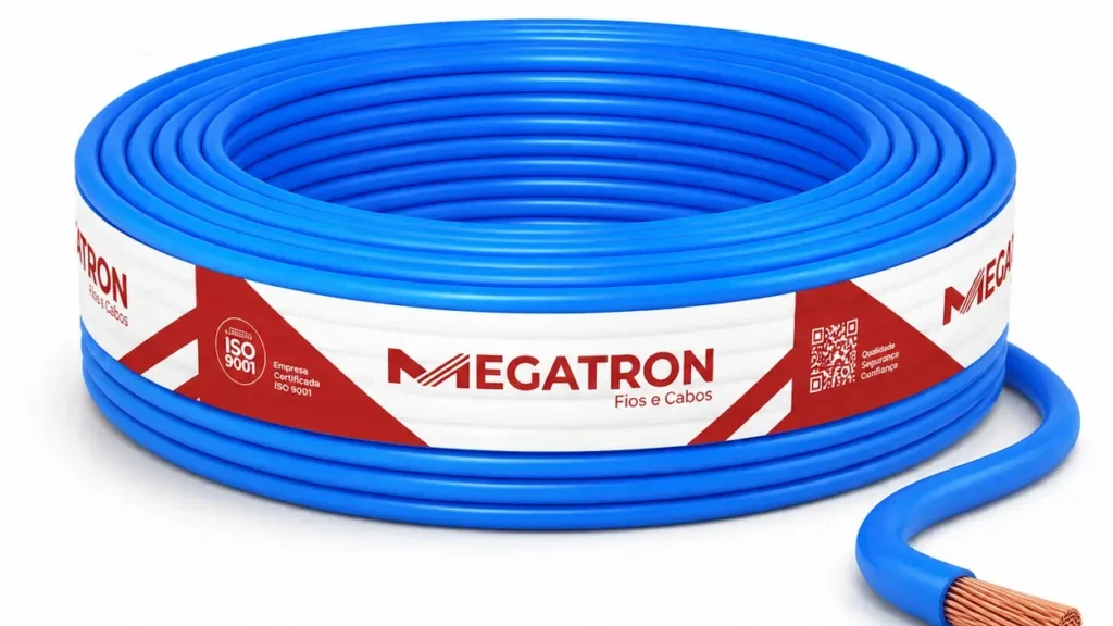 fio 2.5mm suporta quantos amperes cabo flexivel Megatron